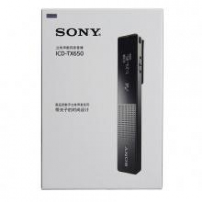 索尼（SONY）数码录音笔ICD-TX650 16GB大容量 黑色