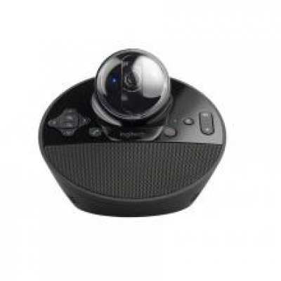 罗技（Logitech）商务高清会议视频摄像头 遥控远程操作摄像头 黑色 bcc950