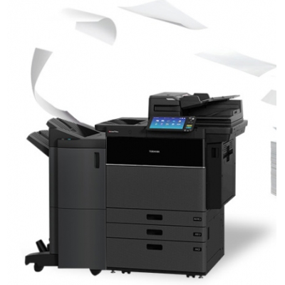 东芝8518A多功能数码复印机 激光双面打印复印扫描 同步输稿器+装订器