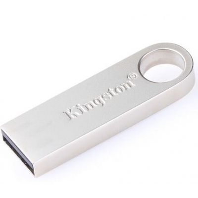 金士顿（Kingston）16GB U盘 DTSE9H 金属 银色